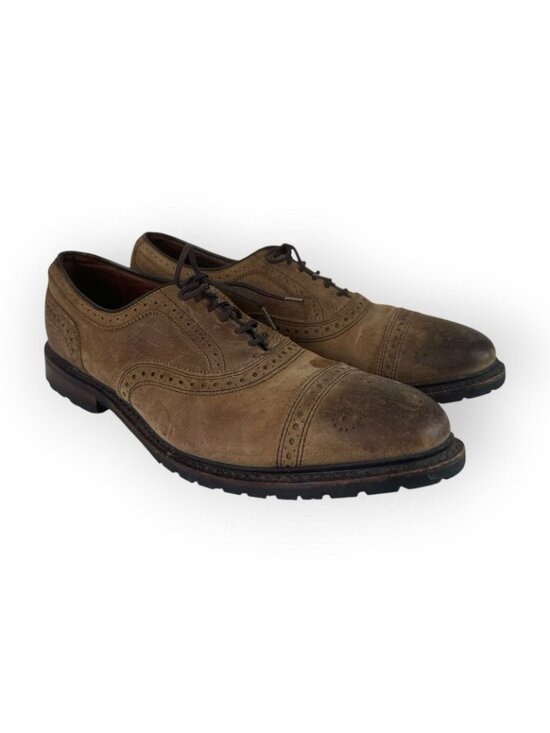 Allen Edmonds Kiowa Mens 11 Brown Leather Wingtip Oxford Brogue Dress Shoes main image 13